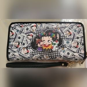 Betty Boop wristlet wallet